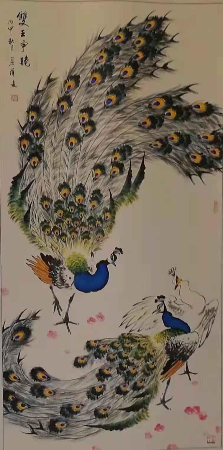 作品：双王争艳.jpg